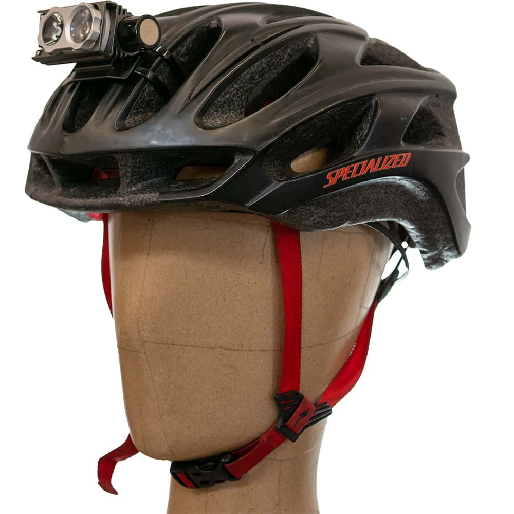 Lampe frontale Stoots Casque vélo bikepacking